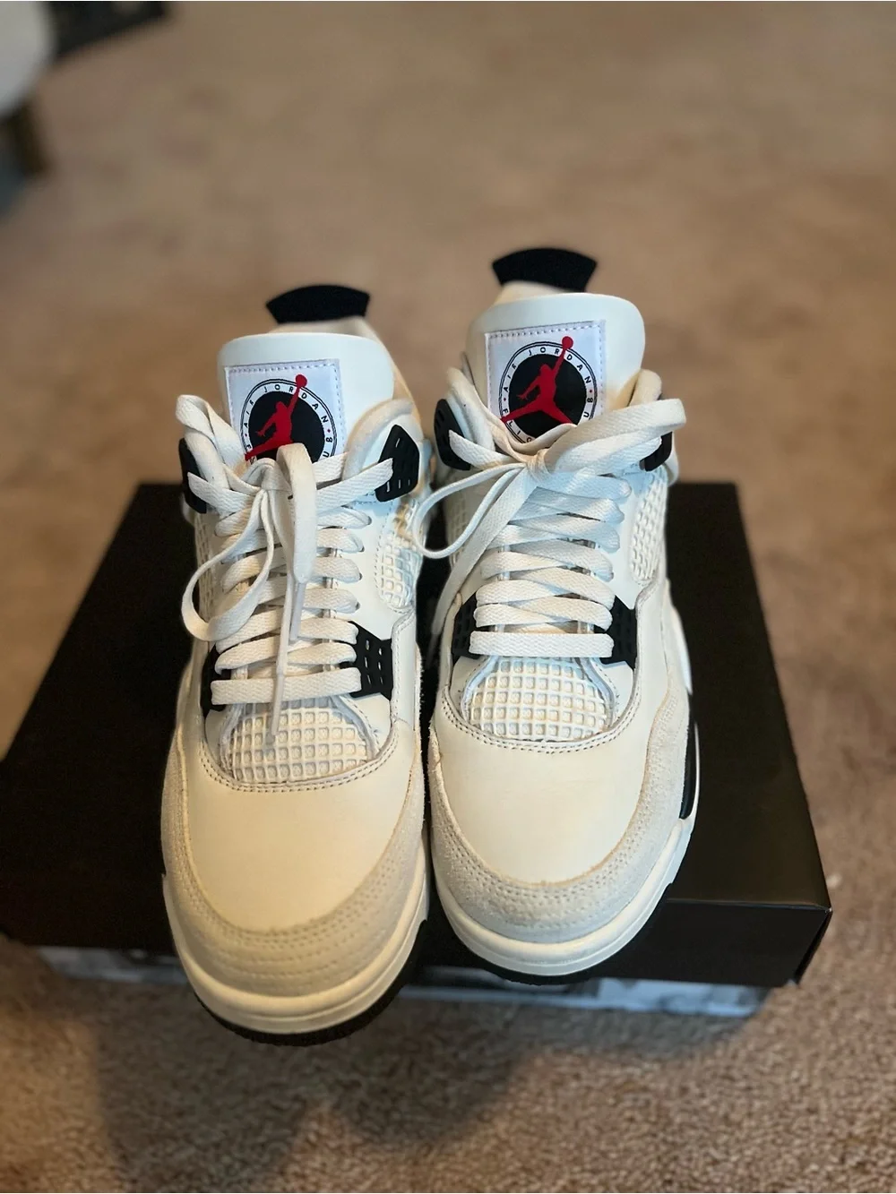 Jordan Air Jordan 4 Retro OG FC Sail\Black University Red